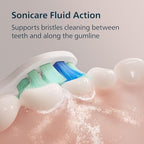 Philips Sonicare 4100 Series Electric Toothbrush - Sonic Toothbrush with Advanced Sonic Technology, Pressure Sensor, Two Intensity Settings, Smartimer & Quadpacer, White, Model HX3681/23