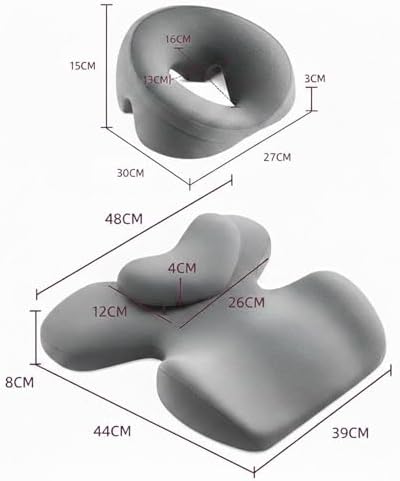 2026 Upgraded Pillow for Massage Face Down, Extra Large Thick Breast Support Pillow for Sleeping, Chest & Face Support Pillow for Massage, SPA & Relaxation, Removable Washable Cover, Non-Slip Bottom