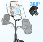 Cup Phone Holder for Car with 360° Adjustable Long Gooseneck, Cell Phone Holder Mount for Car | Truck | Golf Cart Compatible with iPhone & Samsung & All Smartphones