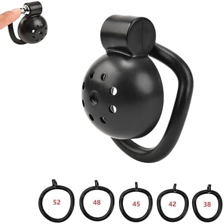 Male Chastity Device Tease Locked Cock Cage Penis Exercise for Men