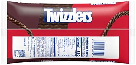 TWIZZLERS Twists, Chocolate Flavor (12-Ounce Bag) (Pack of 2)