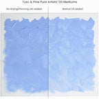 Tusc & Pine Walnut Oil for Painting - 3.4 Oz Bottle - Professional Artists' Paint Medium, Increase Sheen, Slows Drying Time, Solvent Free Thinner, Refined in Small Batches in North Carolina