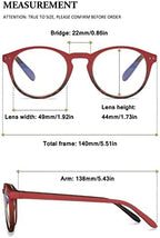 VEVESMUNDO Round Reading Glasses Vintage Large Frame Spring Hinge Blue Light Blocking Glasses for Women Men