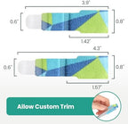Welnove Hammer Toe Straightener - 10 Pack Toe Corrector Splints - Realign Bent, Curled, Crooked, Claw, Mallet Toes - Toe Straighteners for Men and Women- (Multi-Size, Patterned)