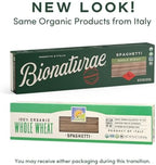 Bionaturae Spaghetti Pasta Noodles - Whole Wheat Pasta, Kosher Certified, High Protein, Non-GMO, USDA Certified, Whole Wheat Spaghetti, Spaghetti Pasta Organic, Crafted in Italy - 16 Oz, 6 Pack