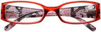 Eyekepper 5-Pack Spring Hinges Tiger Patterned Temples Reading Glasses Includes Sunshine Readers Women +2.75