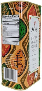 ZOE Extra Virgin Olive Oil, 1-Liter Tins (Pack of 2)