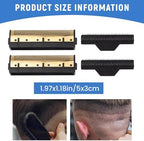 1Set Clipper Blade for Km-1102 Clipper Electric Shaver Parts Net Gold