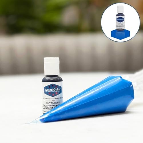 AmeriColor, Royal Blue, .75 Ounce Bottle, Soft Gel Paste Food Color