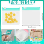 MARFOREVER 25 PCS Pill Pouch Bags Reusable Medicine Organizer Travel Pill Container Storage Pill Case with Slide Lock 14 pcs Plastic Pill Bags 10 pcs Sheets Labels and A Marker