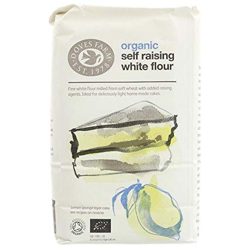 Doves Farm Organic White Self Raising Flour (1Kg) - Pack of 6