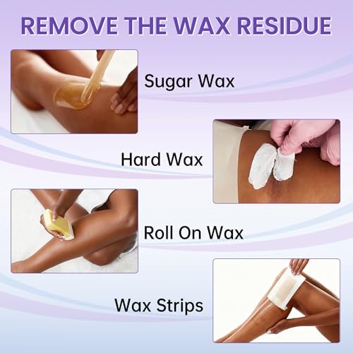 Post Wax Wipes 26PCS, After Waxing Calming Oil Wipes, Remover for the Skin Wax, After Wax Care, Wax Residue Remover for Skin For Home and Salon for Facial Body Skin Care