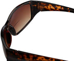 Mass Vision 'The Driver' 2 Pair of Unisex Bifocal Reading Sunglasses with High Definition Amber Lenses - UV400 Protection