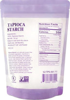 52USA Tapioca Starch, 14oz (397g) | Tapioca Flour | Gluten Free Flour Substitute | Vegan, Kosher, Non-GMO, All Natural, No Preservatives | Thickener for Baking, Cooking, Soups, Sauces & Bubble Tea