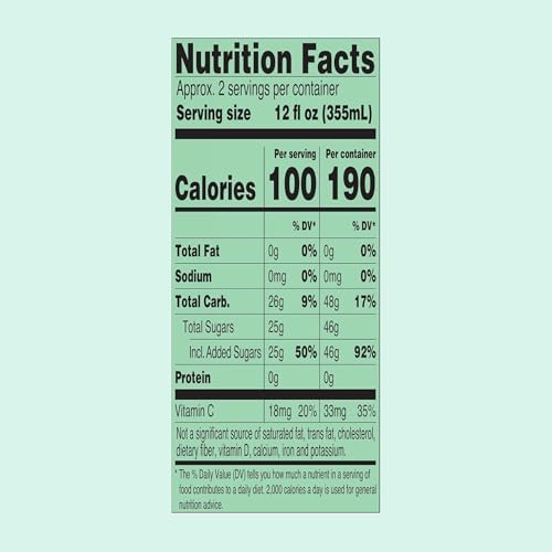 AriZona Green Tea with Ginseng and Honey - Big Can, 22 Fl Oz (Pack of 12)