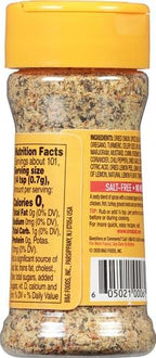 Dash Salt-Free Seasoning Blend, Lemon Pepper, 2.5 Ounce (Pack of 2)
