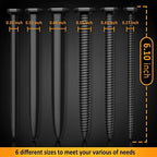 Urethral Sounds Penis Plug Silicone Screw & Hardware Nail Dilator Flexible Masturbation Rod 6 PCS Set Trainer Kit for Men TJIJP