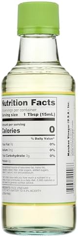Marukan Genuine Brewed Rice Vinegar, 12 Ounce Glass Bottle (Pack of 1)