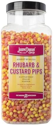 Joseph Dobson Rhubarb & Custard Pips Jar - 2.72Kg