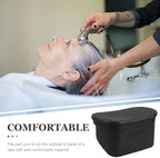 Salon Shampoo Bowl Neck Pillow Cushion Non-slip Silicone Hair Washing Rest for Comfortable Bathing and Relaxation Ergonomic Design for Neck Support and Easy to Clean