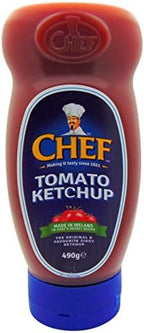 Chef Squeezy Tomato Ketchup Squeezy 490g