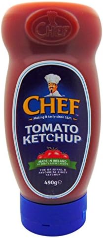 Chef Squeezy Tomato Ketchup Squeezy 490g