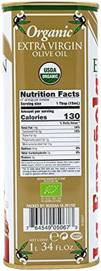 La Española Organic Extra Virgin Olive Oil, 34 Ounce