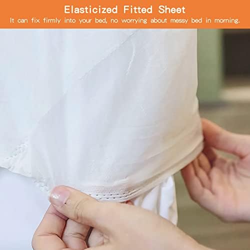 Disposable Bed Sheets Fitted Sheet King Size, Disposable Travel Sheet for Hotel with Quilt Cover and Pillowcase, Disposable Bedding Travel Bedding Disposable Sheets for Travel Hotel Hospital