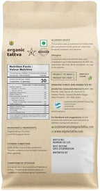 Organic Tattva Toor Dal (4 lbs) - Unpolished Organic Tur Dal (Arhar) - Nutritious & Rich in Taste - Dried Yellow Split Peas - All-Natural Plant-Based Protein - USDA Certified