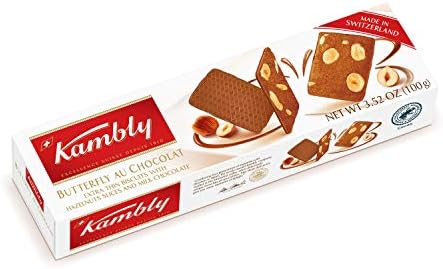 Kambly Butterfly Au Chocolat, Butter, 3.5 Oz