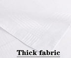 Scotamalone Men's Handkerchiefs 100% Soft Cotton White Hankie Hankerchieves
