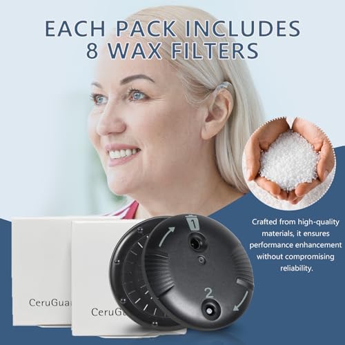 3 pack/24 pcs Unitron Wax Guards Cerushield Disk v2.0 098-0445 for phonak, Hearing Aid Accessories Wax Filters,Phonak Hearing aid Filters Wax Guard