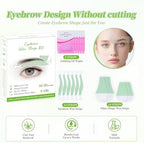 Eyebrow Wax Strips - 56 Strip Eyebrow & Upper Lip Hair Remover with 4 Soothing Wipes | Natural Beeswax Formula | Painless at Home Hair Removal for Women & Sensitive Skin | Lasts 6 Weeks