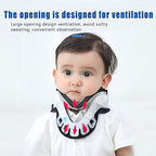 Kids Cervical Collar, Children Neck Brace With Specialized Occipital Support, Tightness Adjustable and 5-point Partial Pressure, Large Opening Design and Lightweight, for Traction Torticollis