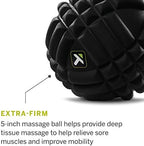 TRIGGERPOINT Performance Grid X Massage Ball for Deep Tissue Massage and Exercise Recovery, Black