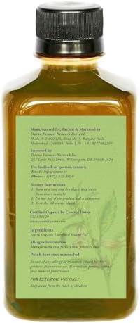 DAANA Sesame Oil for Skin: Certified USDA Organic, Extra Virgin, Cold Pressed (12 fl oz)