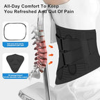 FJNATINH Back Brace for Lower Back Pain Relief for Women Adjustable Lumbar Support Belt Breathable 4D Mesh Fabric for Herniated Disc,Sciatica,Scoliosis Home Work Sports