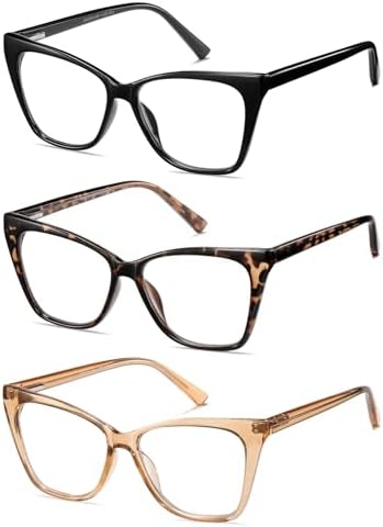 Oversized Reading Glasses Women Cat Eye Style Blue Light Computer Reader Designer Fashion Spring Hinge Eyewear PT2005