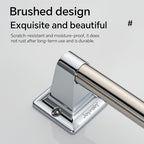 Joyrain Stainless Steel Bathroom Grab Bar for Elderly - Safety Rail & Towel Rack Dual Function, 9/16/24 Inch Anti-Slip Handle for Shower/Toilet/Tub (Chrome, 16 inch)