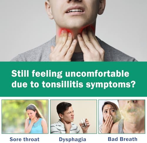 Tonsil Stone Mouthwash，Tonsil Stone Remover with Oral Rinse Liquid to Soothe Tonsils, and Freshen Breath & Alcohol-Free – 100ml