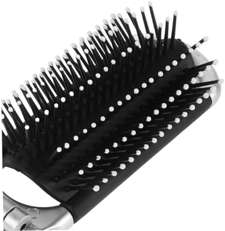 NOLITOY 2pcs Compact Folding Brush Integrated Mirror Portable Mini Travel Hair Comb for Purse and Pocket Use Stylish Detangling Brush for Men and Women for Go Touchups