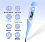 CONTEC Pet Thermometer Dog Thermometer Dual Scale Waterproof Veterinary Thermometer with a Flexible Tip Suitable for Cats/Dogs/Horse/Veterinarian