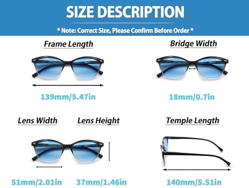 Reading Sunglasses +1.25 Womens Square Readers Sunglasses Stylish Lightweight Ladies Sun Readers 4 Pack Comfortable Fit (Black,Clear,Tortoiseshell Frames)