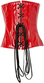 Daisy corsets Women's Lavish Red Patent Pvc Underwire Underbust Corset