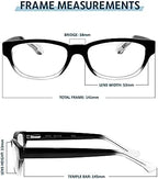 Real Glass Reading Glasses G502 with Pink Magnifying Lenses, UV Blocking Comfort Tint, 0.25 to 3.00 Diopter