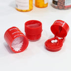 HealthSmart 2 Pack - 4-in-1 Pill Cutter, Crusher & Storage with Drinking Cup, Portable Medication Organizer for Travel, Seniors, Splitter, Pill Box for Small and Tiny to Large Pills – Multi-Tool
