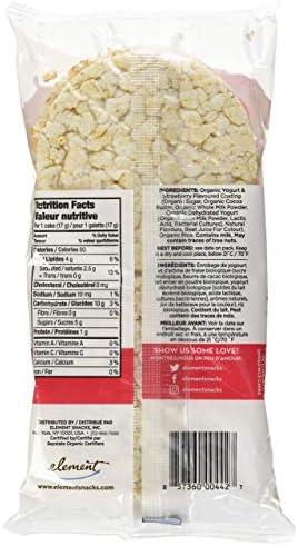 Element Snacks Organic Rice Cake Strawberry and Cream, 3.5 oz