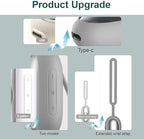 Sleep Aid Device, Micro-Current Sleep Instrument Anxiety Device, Portable Rechargeable Sleep Aid for Anxiety and Insomnia (Silver)
