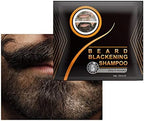 Natural Darkening Beard Blackening Color Shampoo, Beard Coloring for Men Dye Shampoo (1Box/10Pcs)