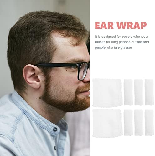 Ipetboom 32pcs for Sunglasses Multifunctional -Pain Ear Wraps Washable Protective Pads for Facial Mask Discomfort Soft Cushions for -Term Use
